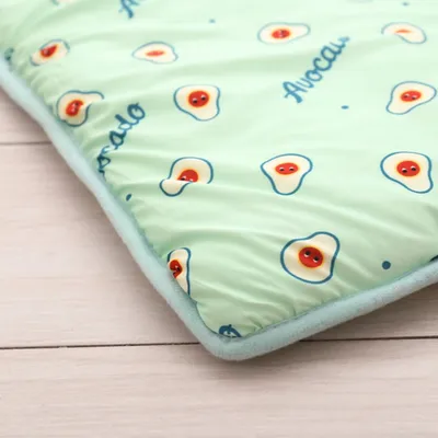 FurryFusion Lit en soie de glace Tapis pour animaux de compagnie