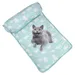 FurryFusion Lit en soie de glace Tapis pour animaux de compagnie