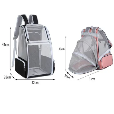 FurryFusion Sac à dos pour animaux de compagnie,extensible et pliable