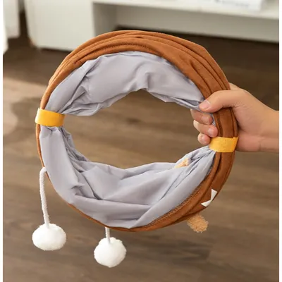 FurryFusion Tunnel Pliable pour Chat