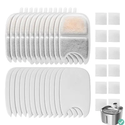 FurryFusion Filtres pour fontaine à eau chat