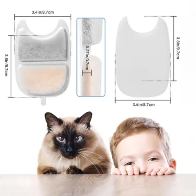 FurryFusion Filtres pour fontaine à eau chat