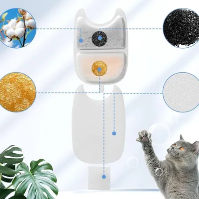 FurryFusion Filtres pour fontaine à eau chat