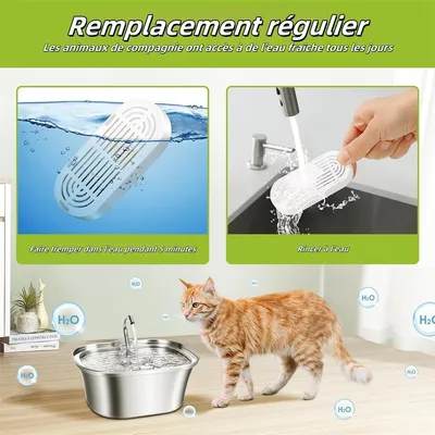 FurryFusion Filtres pour fontaine à eau chat