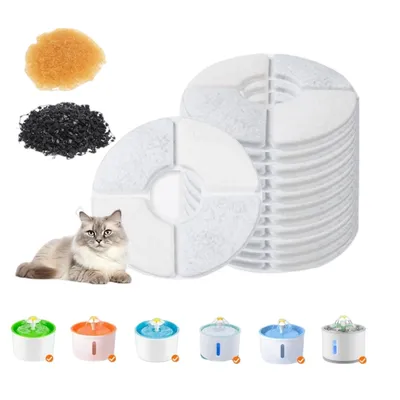 FurryFusion Filtre pour fontaine à eau pour chat