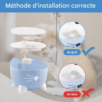 FurryFusion Filtres de fontaine à eau pour chat paquet de 12