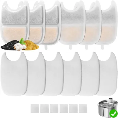 FurryFusion Filtres pour fontaine à eau chat