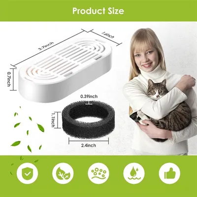 FurryFusion Filtres pour fontaine à eau chat