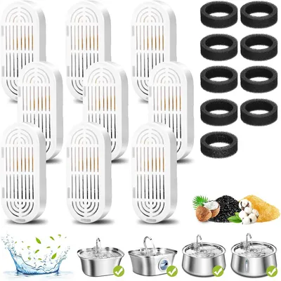 FurryFusion Filtres pour fontaine à eau chat FurryFusion Filtres pour fontaine à eau chat