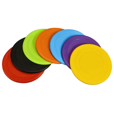 FurryFusion Jeu de frisbee pour chien, léger et résistant aux mordilles