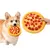 FurryFusion Jouet à pizza en peluche pour chien et chat
