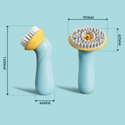 FurryFusion Brosse de bain pour animaux de compagnie à main