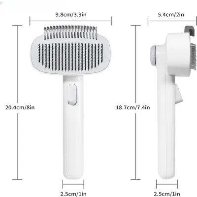 FurryFusion - Brosse 2 en 1 pour chat et chien