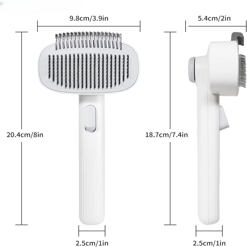 FurryFusion - Brosse 2 en 1 pour chat et chien