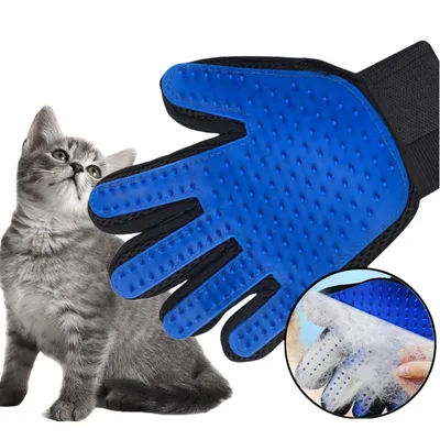 FurryFusion Gant de brosse pour animaux de compagnie