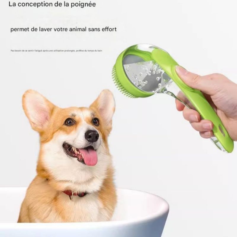 FurryFusion Douche de bain en silicone pour chien
