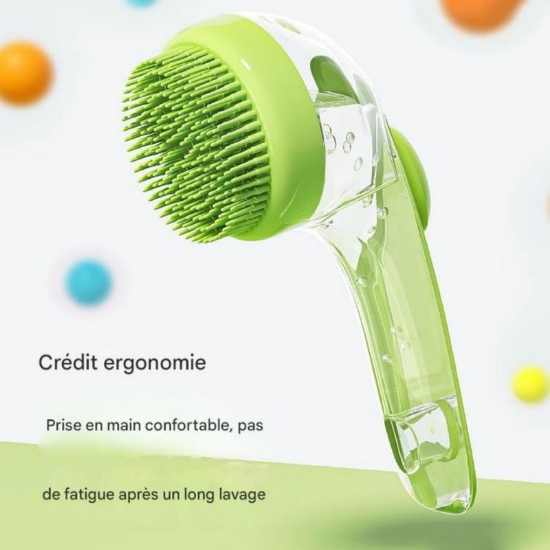 FurryFusion Douche de bain en silicone pour chien