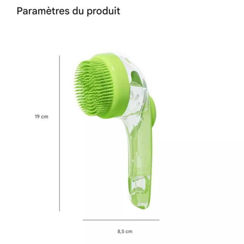 FurryFusion Douche de bain en silicone pour chien