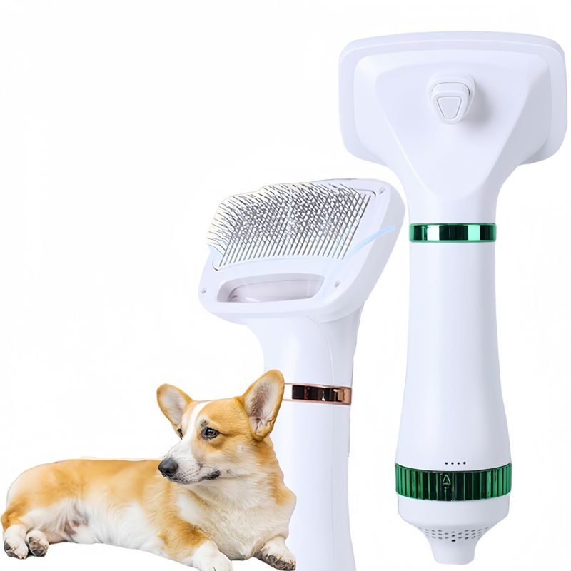 FurryFusion  Brosse pour animaux de compagnie 2 en 1