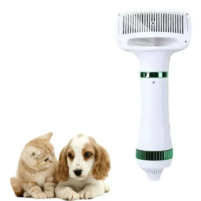 FurryFusion  Brosse de toilettage pour animaux 2 en 1