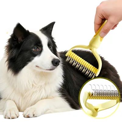 FurryFusion Peigne double face pour chat et chien