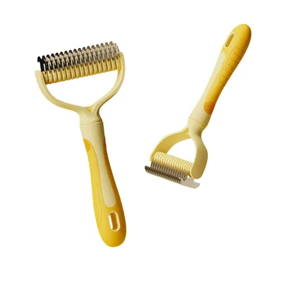 FurryFusion Peigne double face pour chat et chien