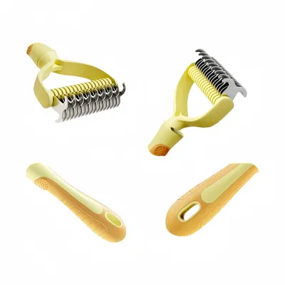 FurryFusion Peigne double face pour chat et chien