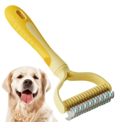 FurryFusion Peigne double face pour chat et chien