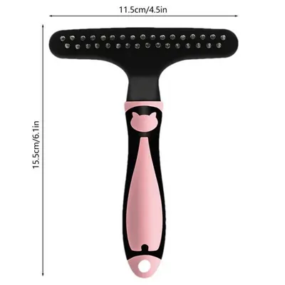 FurryFusion Peigne pour animaux de compagnie Élimine les poils et les nœuds