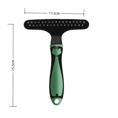 FurryFusion Peigne pour animaux de compagnie Élimine les poils et les nœuds