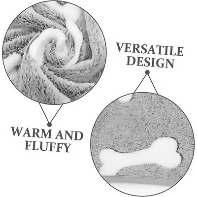 FurryFusion Douce Couverture pour Animaux de Compagnie