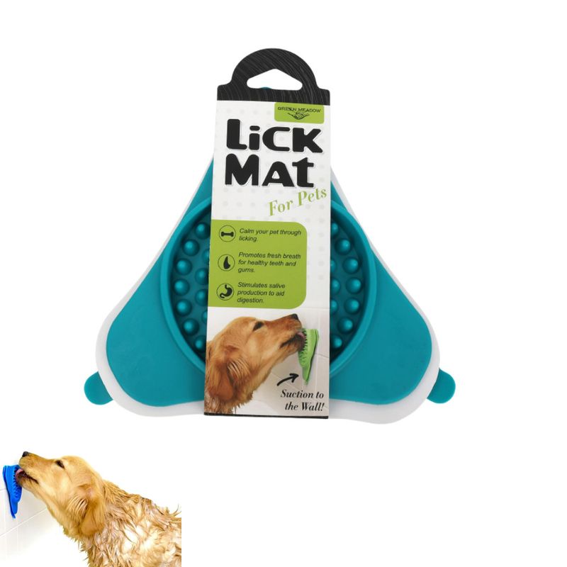 FurryFusion Tapis de léchage pour chien en silicone