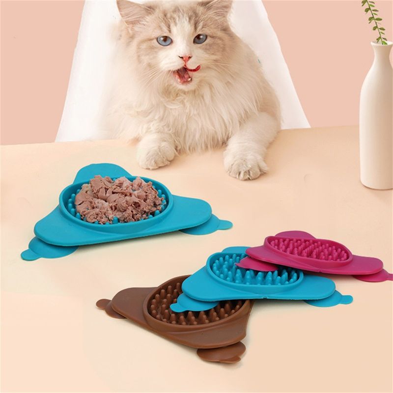 FurryFusion Tapis de léchage pour chien en silicone
