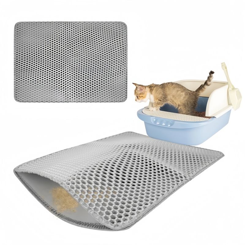 FurryFusion Zweilagige Katzentoilettenmatte