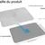 FurryFusion Tapis litière double couche pour chat