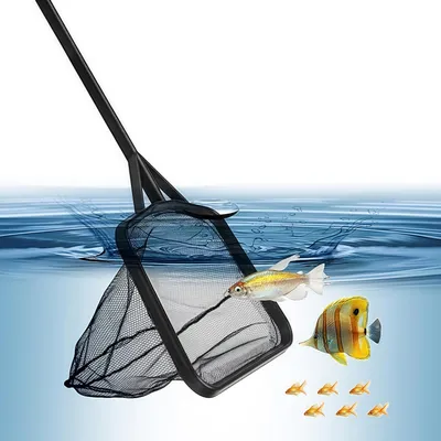FurryFusion Épuisette de Pêche Portable