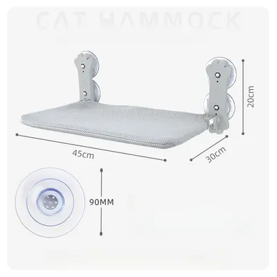 FurryFusion Hamac pour chat 45cmX30cm