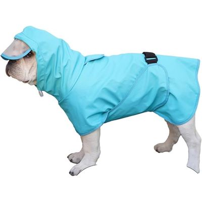 FurryFusion Manteau Imperméable pour Chien - Bleu