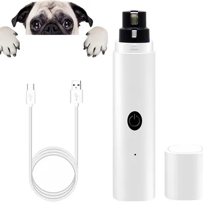 FurryFusion Lime à ongles électrique pour animaux de compagnie