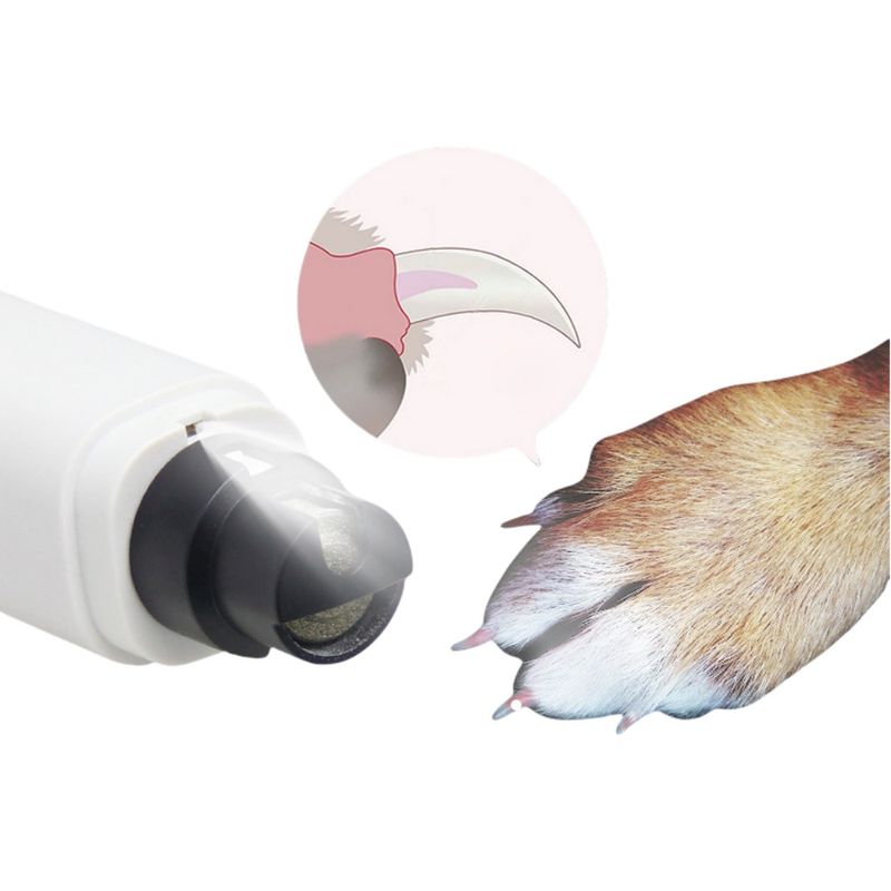 FurryFusion Lime à ongles électrique pour animaux de compagnie