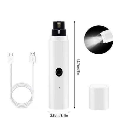 FurryFusion Lime à ongles électrique pour animaux de compagnie