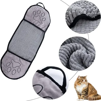 FurryFusion Serviette de Bain pour Chien
