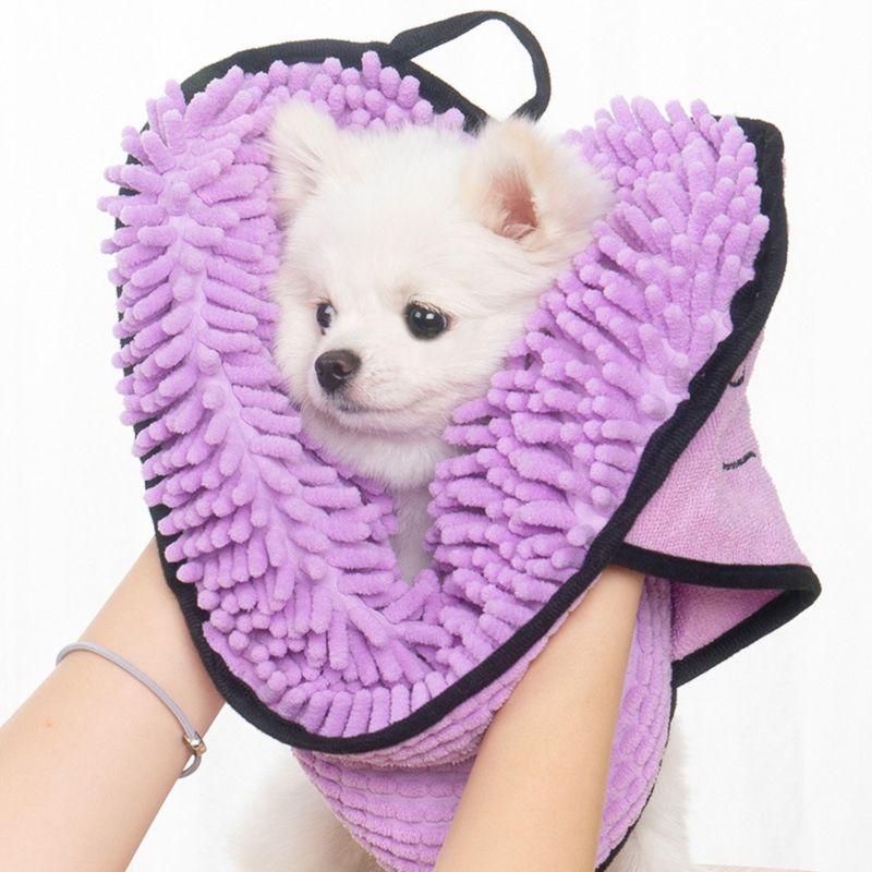 FurryFusion Serviette de Bain Absorbante pour Chiens et Chats