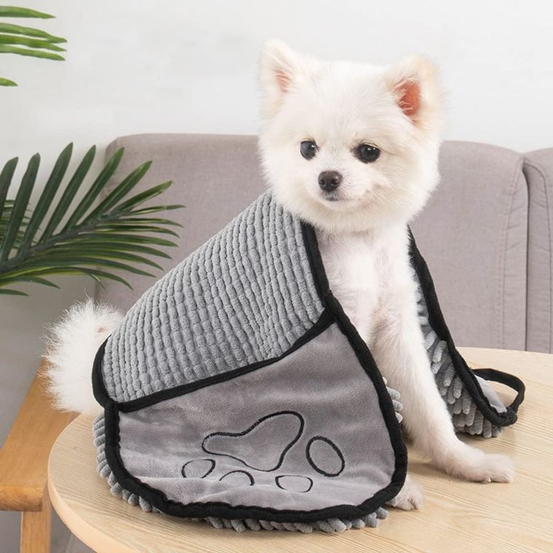 FurryFusion Serviette de Bain pour Chien