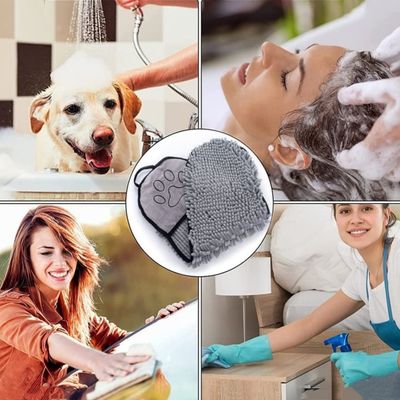 FurryFusion Serviette de Bain pour Chien