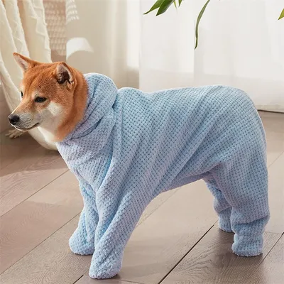 FurryFusion Bata de baño absorbente para perros
