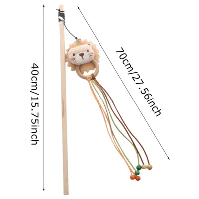 FurryFusion chat jouet taquiner chat rod