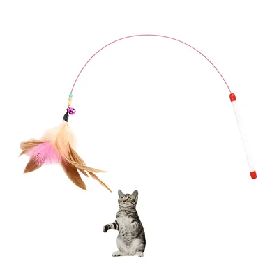 FurryFusion Jouet interactif à plumes pour chat FurryFusion Jouet interactif à plumes pour chat