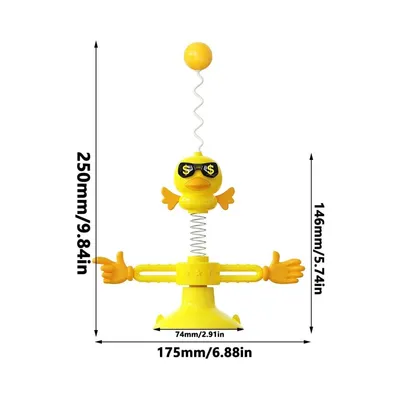 FurryFusion Jouet oiseau à ressort pour chat