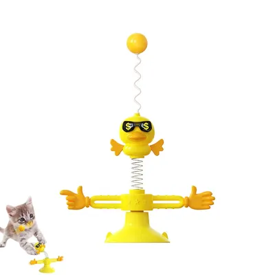 FurryFusion Jouet oiseau à ressort pour chat